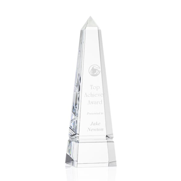 Crystal Creased Pillar Award