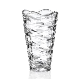 Crystal Waves Glass Vase