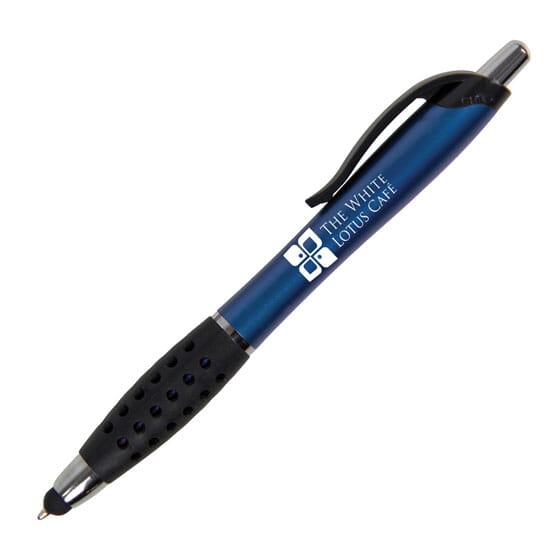 Ergonomic stylus pen with logo