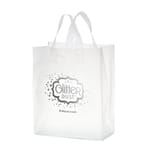 8" x 11" x 4" Stamped Opalescent Shopper