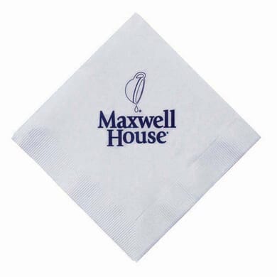 White Beverage Napkins