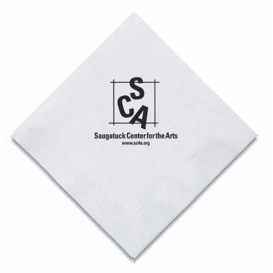 Bulk Folded White Beverage Napkins