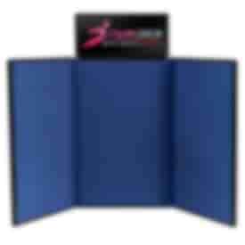 4’ Tabletop Trifold Display Board With Header