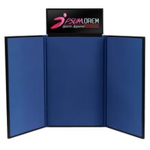 Trifold tabletop display