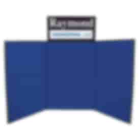 6’ Tabletop Trifold Display Board With Header