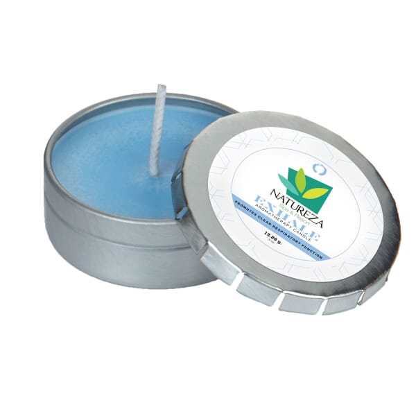 Small Push Tin Candle