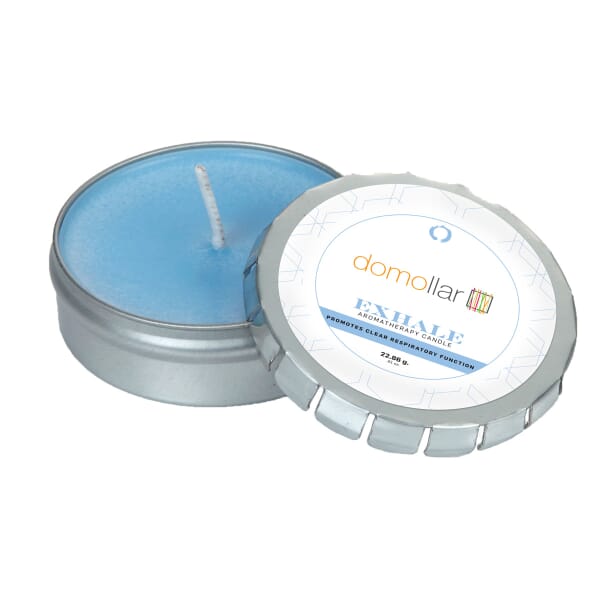 Large Push Tin Candle