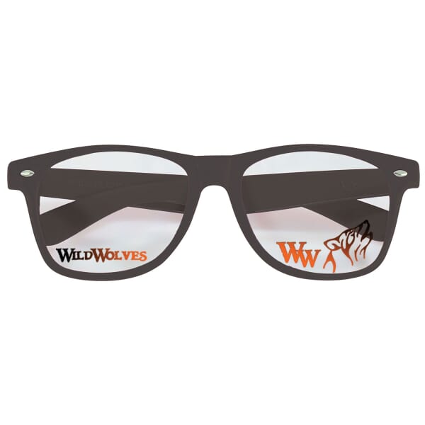 Bold Message Lens Glasses