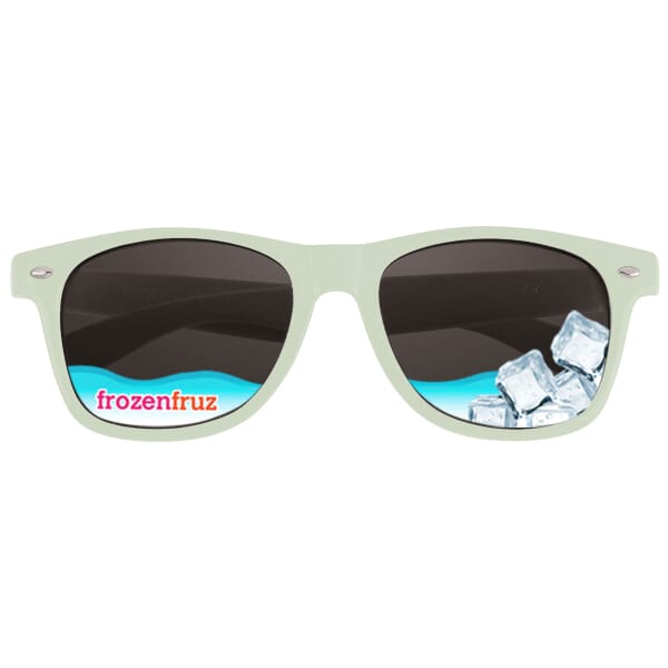 Bold Message Lens Glasses