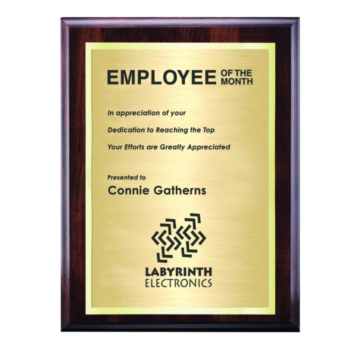 Bronzed Cherry Plaque