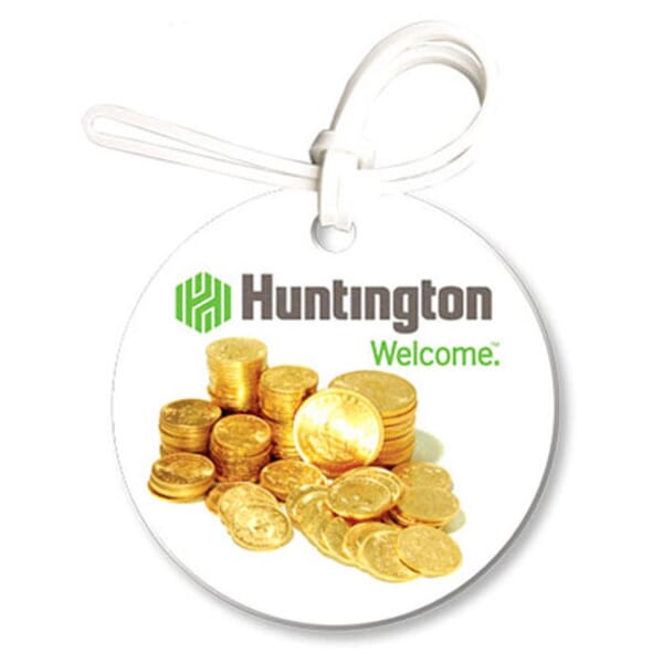 Soft-Color™ Economy Large Round Bag Tag