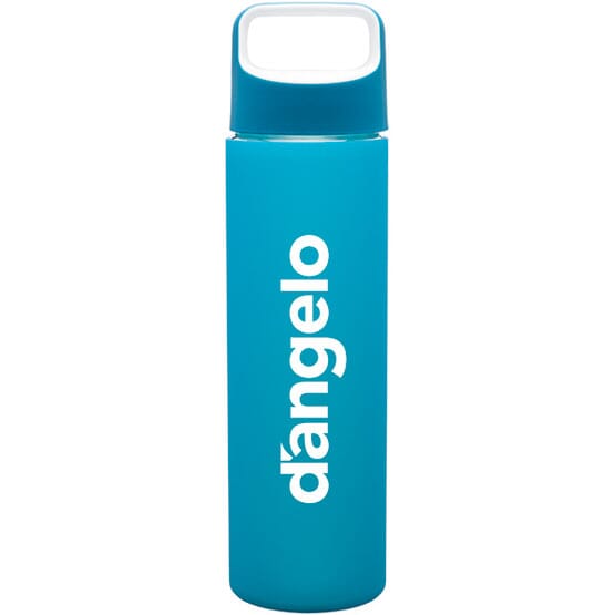 18 oz h2go® Silicone Colors Glass Tumbler