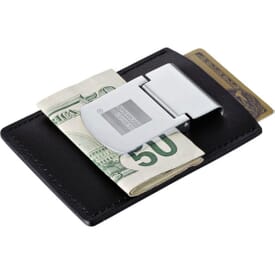Zippo&#174; Spring Loaded Leather Money Clip
