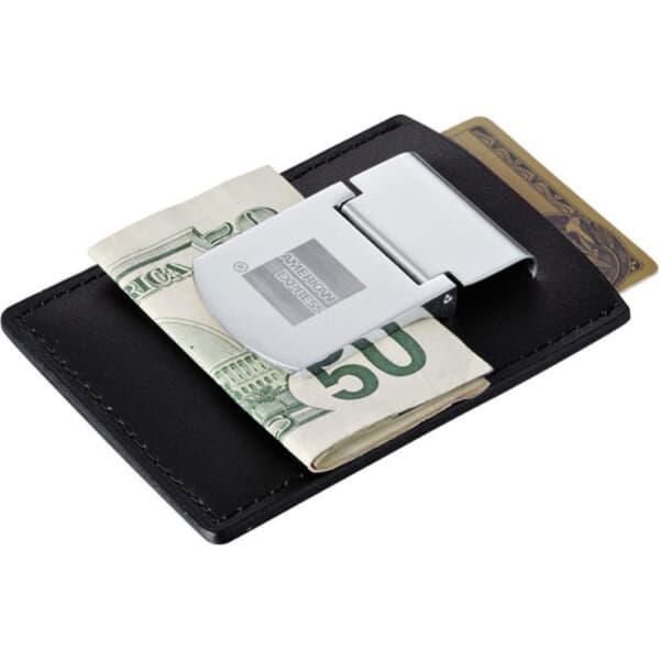 Zippo® Spring Loaded Leather Money Clip