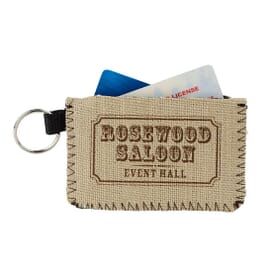 Burlap-Neoprene Card Guard