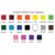 Product stitch color options