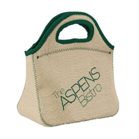 Burlap Lunch Bag