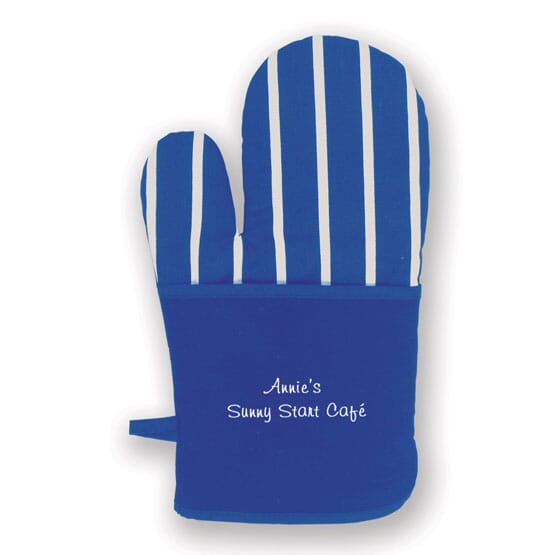 Striped Oven Mitts