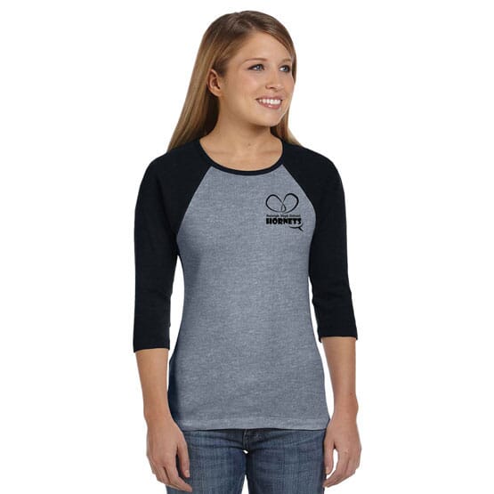 DEEP HEATHER/ BLACK