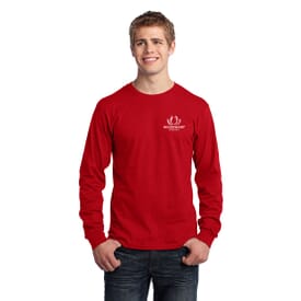 Port &amp; Company® Long Sleeve 5.4 Oz Cotton T-Shirt - Unisex