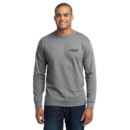 Port & Company® Long Sleeve 50/50 Cotton/Poly T-Shirt - Unisex ...