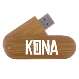 2GB Wood Grain USB Flash Drive