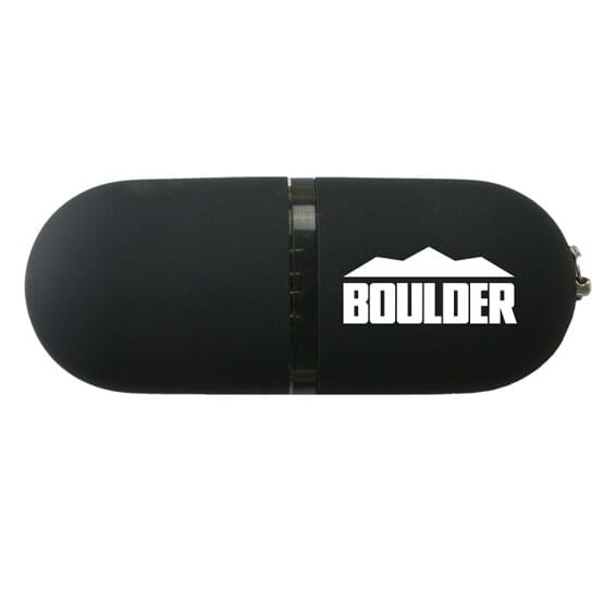 2GB Rubber Pod USB Flash Drive