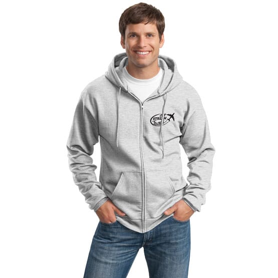 Port & Company® Ultimate Full-Zip Hooded Sweatshirt