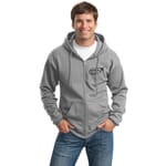 Port & Company&#174; Ultimate Full-Zip Hooded Sweatshirt