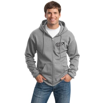 Port &amp; Company® Ultimate Full-Zip Hooded Sweatshirt