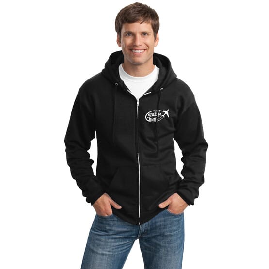 Port & Company® Ultimate Full-Zip Hooded Sweatshirt