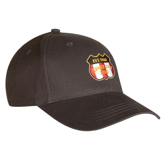 Structured Low Profile Brushed Cotton Twill Cap w/ Fabric 