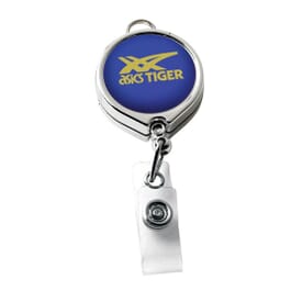 Elliptical Chrome Badge Reel