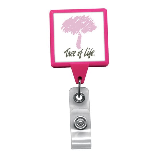 Dome Style Oversized Rectangle Badge Reel