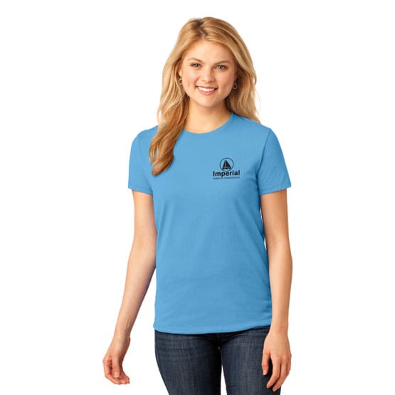 Port & Company® 5.4 Oz. 100% Cotton T-Shirt - Ladies 