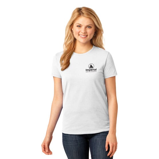 Port & Company® 5.4 Oz. 100% Cotton T-Shirt - Ladies