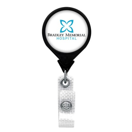 Anti-Microbial Jumbo Round Badge Reel- Polydome