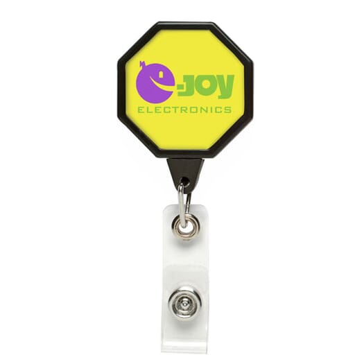 Dome Style 8-Sided Badge Reel