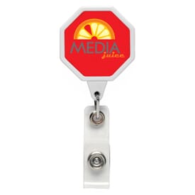 Dome Style 8-Sided Badge Reel