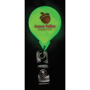 Round Bright Glow Badge Reel