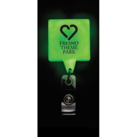 Square Bright Glow Badge Reel