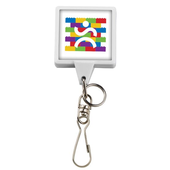 Dome Style Internal Bamboo Badge Reel