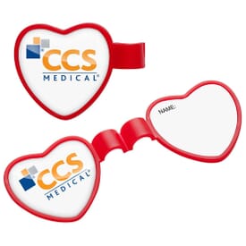 Heart Shaped Stethoscope Tag