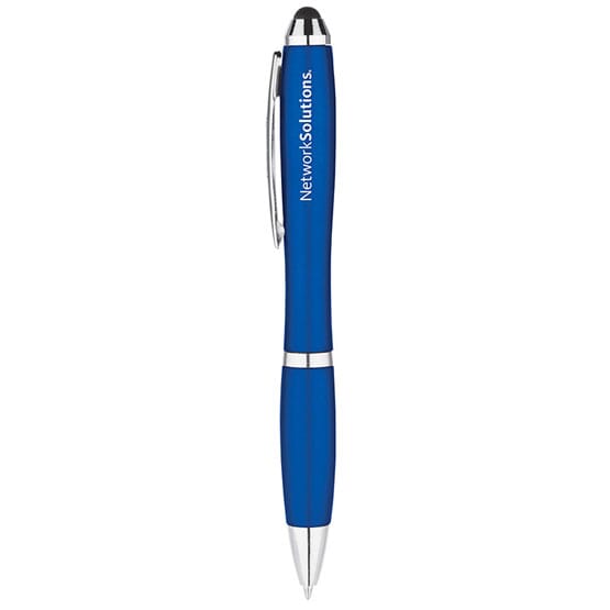 Metallic Curvaceous Stylus Gel Pen
