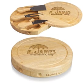 Round Cheese Board Set