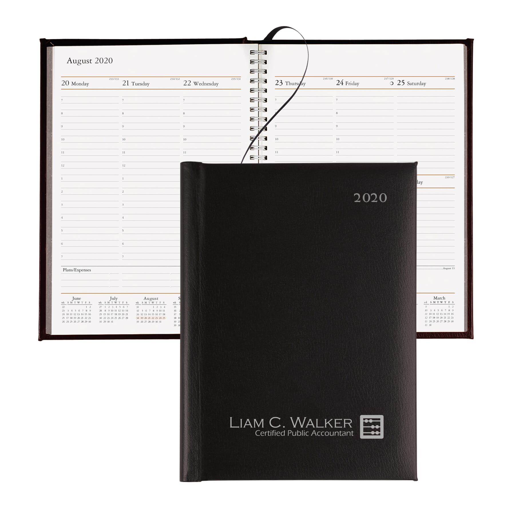 2025 Presidential Weekly Planner- Silver Foil