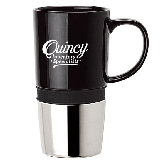 16 oz Chrome Base Coffee Mug