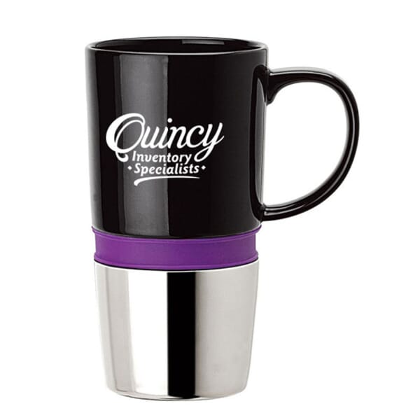16 oz Chrome Base Coffee Mug
