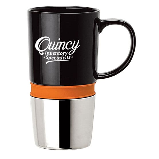 16 oz Chrome Base Coffee Mug