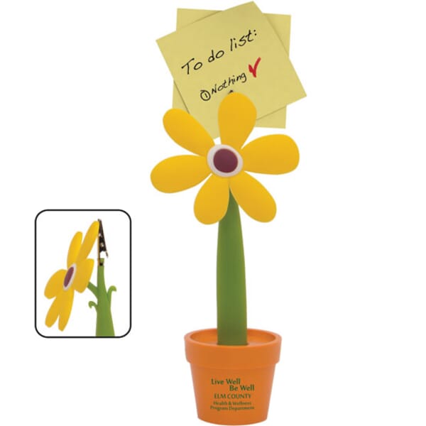 Flower Pot Note Stand